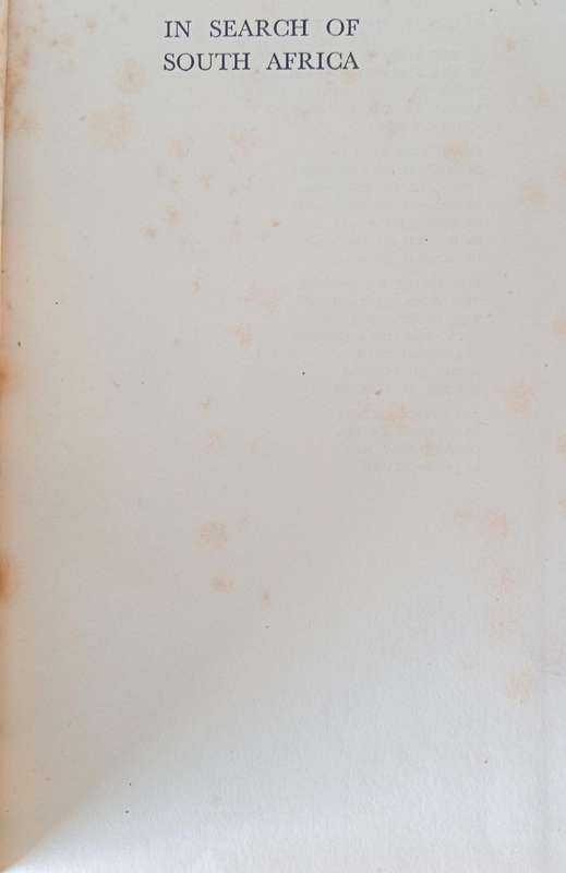 VINTAGE BOOK, IN SEARCH OF SOUTH AFRICA Circa 1949