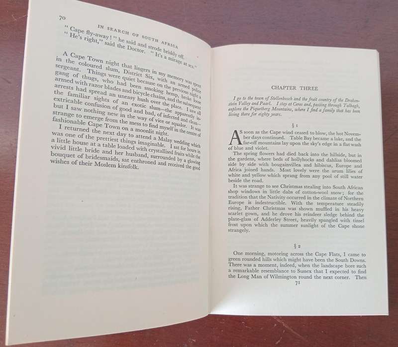 VINTAGE BOOK, IN SEARCH OF SOUTH AFRICA Circa 1949