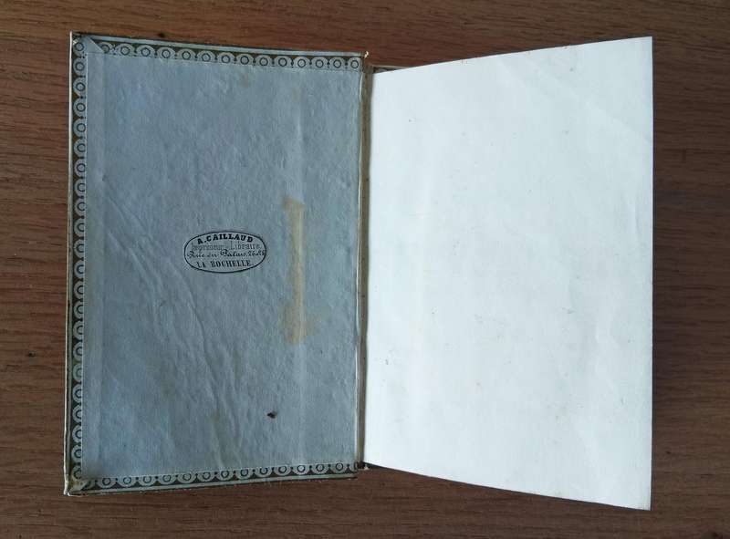 GORGEOUS ANTIQUE FRENCH BOOK, LAPORTE DE LA CAVE CIRCA 1850 *HIGHLY COLLECTABLE*