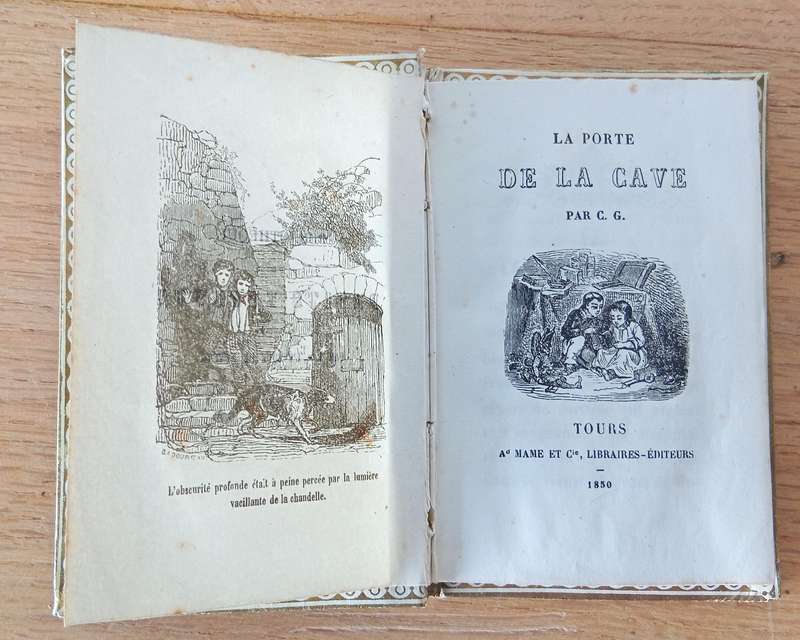 GORGEOUS ANTIQUE FRENCH BOOK, LAPORTE DE LA CAVE CIRCA 1850 *HIGHLY COLLECTABLE*