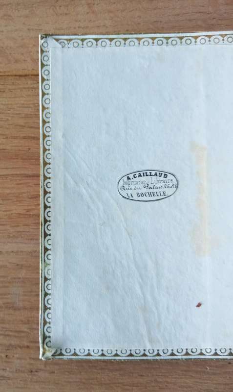 GORGEOUS ANTIQUE FRENCH BOOK, LAPORTE DE LA CAVE CIRCA 1850 *HIGHLY COLLECTABLE*