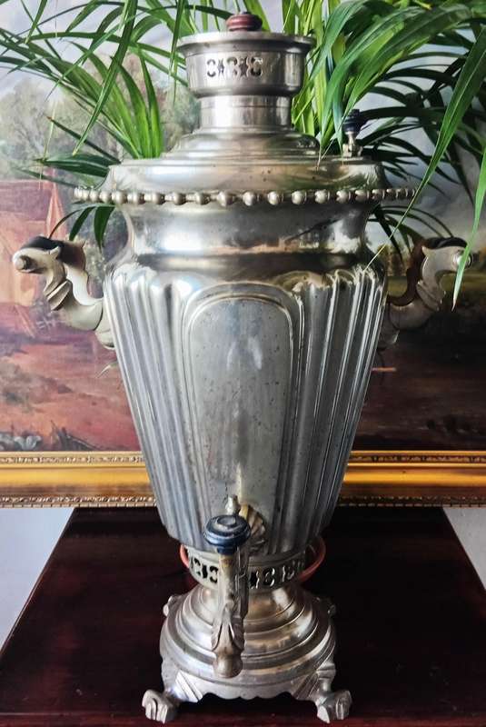 *SELLS FOR R100 000 PLUS OVERSEAS* 19TH CENTURY RUSSIAN SAMOVAR*STAMPED*
