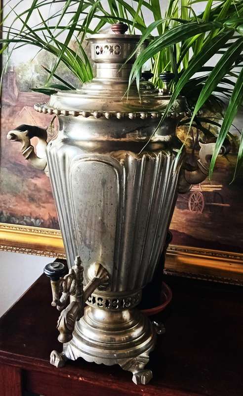 *SELLS FOR R100 000 PLUS OVERSEAS* 19TH CENTURY RUSSIAN SAMOVAR*STAMPED*