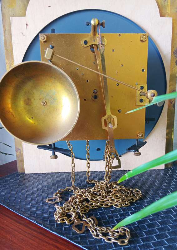 VINTAGE DISMANTLED BRASS CLOCK