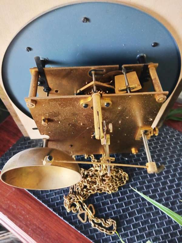 VINTAGE DISMANTLED BRASS CLOCK
