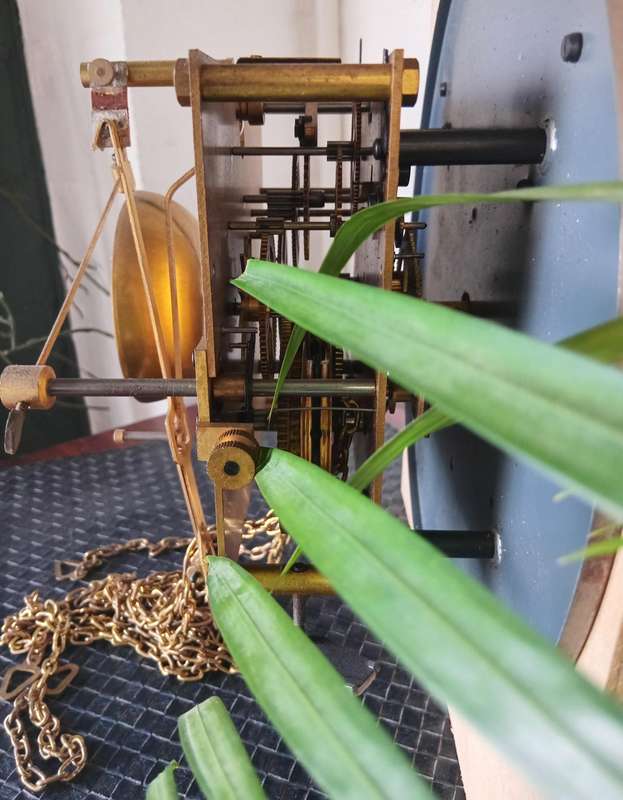 VINTAGE DISMANTLED BRASS CLOCK