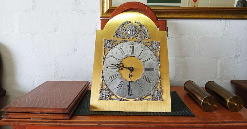 VINTAGE DISMANTLED BRASS CLOCK