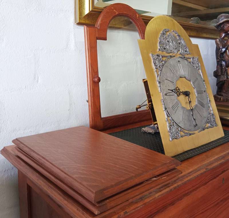 VINTAGE DISMANTLED BRASS CLOCK