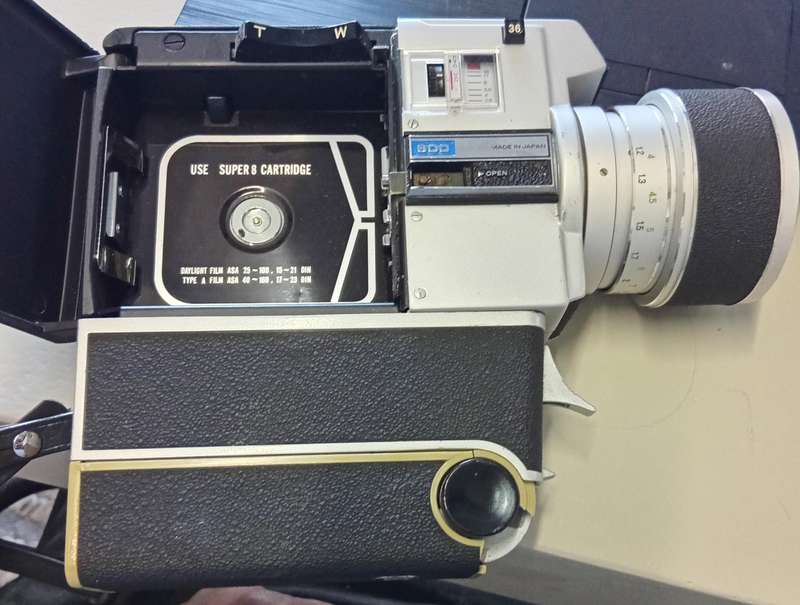 VINTAGE SANKYO ZOOM SUPER CM 600 HOME VIDEO CAMERA Circa 1969