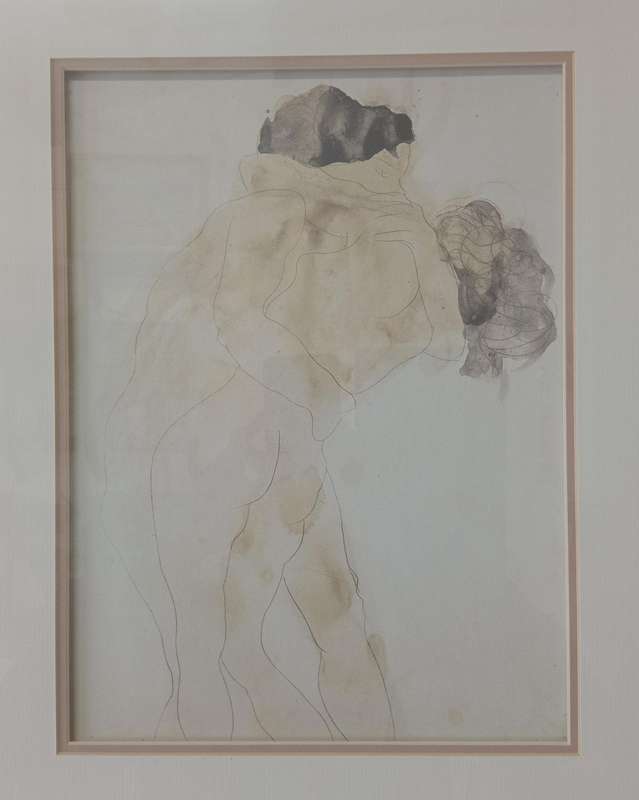 LIMITED EDITION PRINT OF AUGUSTE RODINS ANTIQUE SCULPTURE, THE KISS