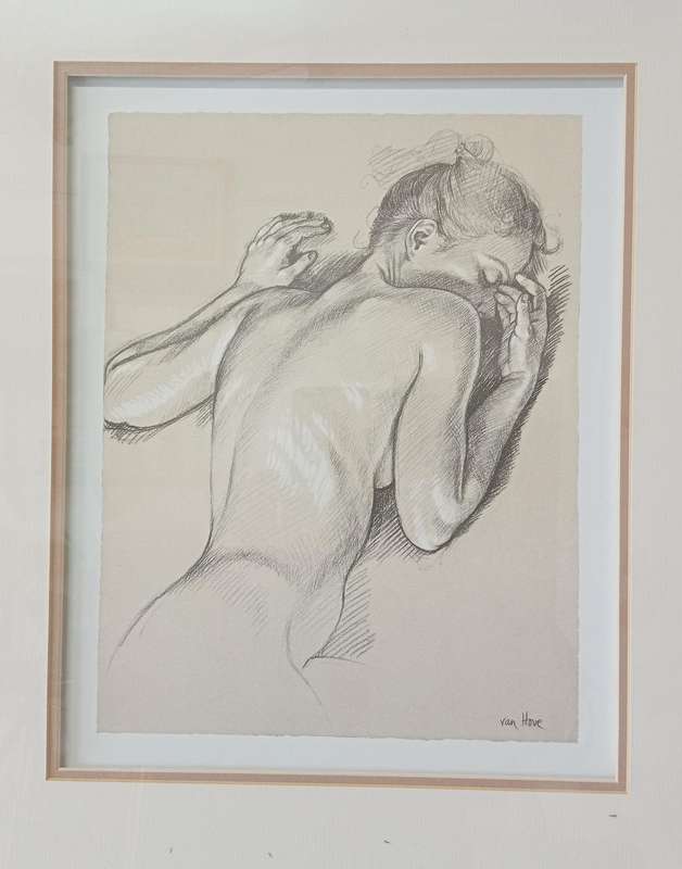 LIMITED EDITION PRINT OF FAMOUS VAN HOVE SKETCH