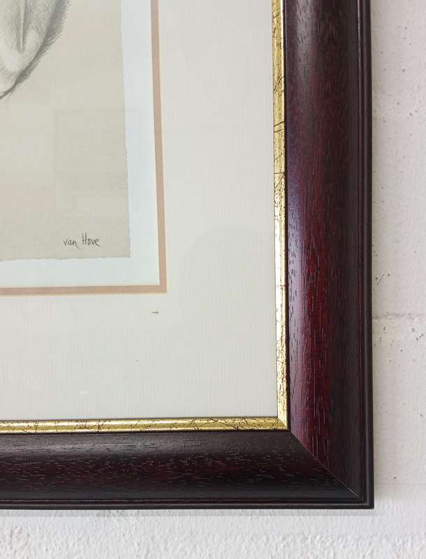LIMITED EDITION PRINT OF FAMOUS VAN HOVE SKETCH