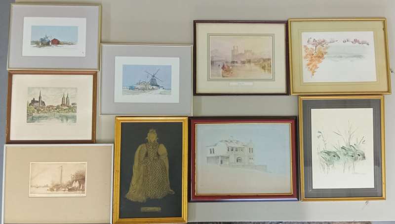 BEAUTIFUL COLLECTION OF VARIOUS FRAMED PRINTS AND ARTWORK *HIGHLY COLLECTABLE*
