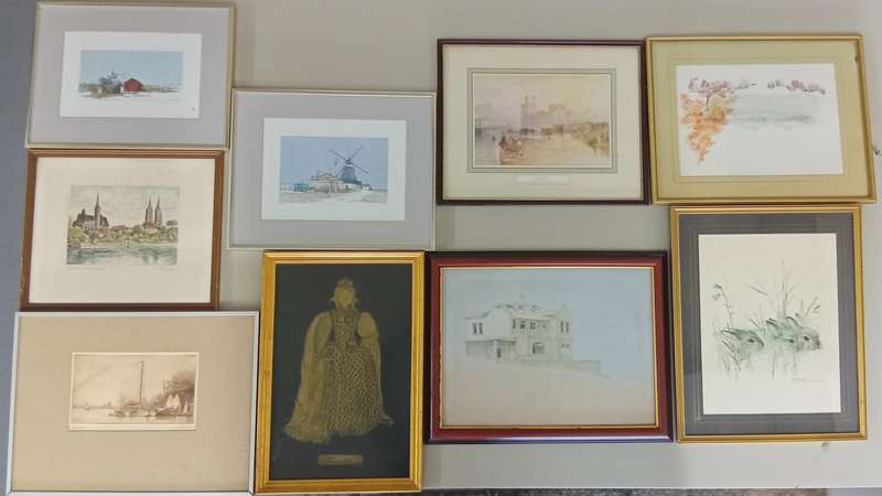 BEAUTIFUL COLLECTION OF VARIOUS FRAMED PRINTS AND ARTWORK *HIGHLY COLLECTABLE*