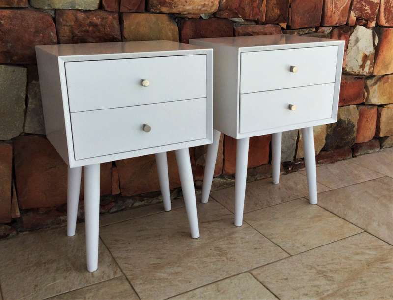 White Retro Table