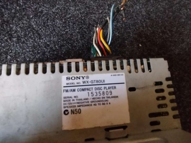Sony Double Din Car Media Player with USB/AUX (WX-GT80UI) - CD Not Working