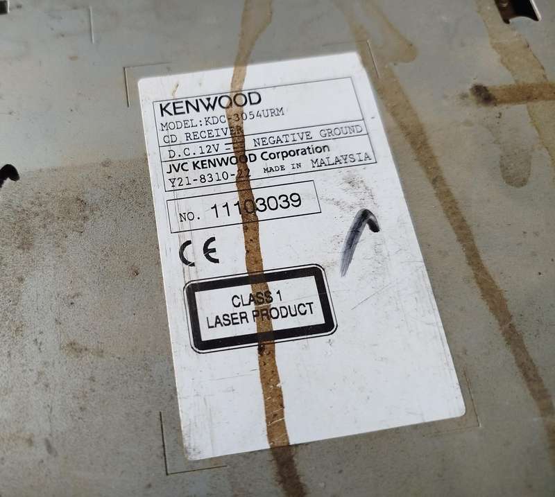 Kenwood Single Din Car Media Player with USB/AUX (KDC-3054URM) - CD Not Working