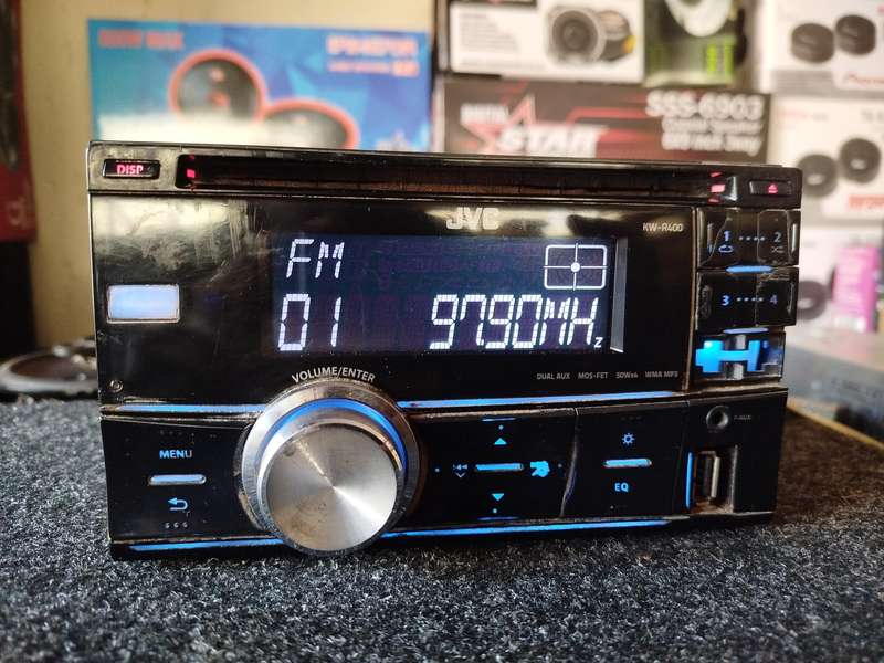 JVC Double Din Car Media Player with USB/AUX (KD-R400) - CD Not Working