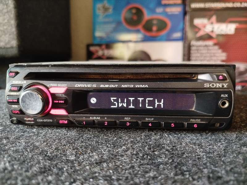 Sony Single Din Car Media Player with AUX/CD (CDX-GT270)