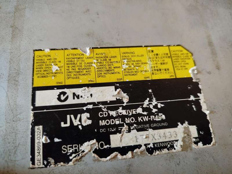 JVC Double Din Car Media Player with USB/AUX (KD-R400) - CD Not Working