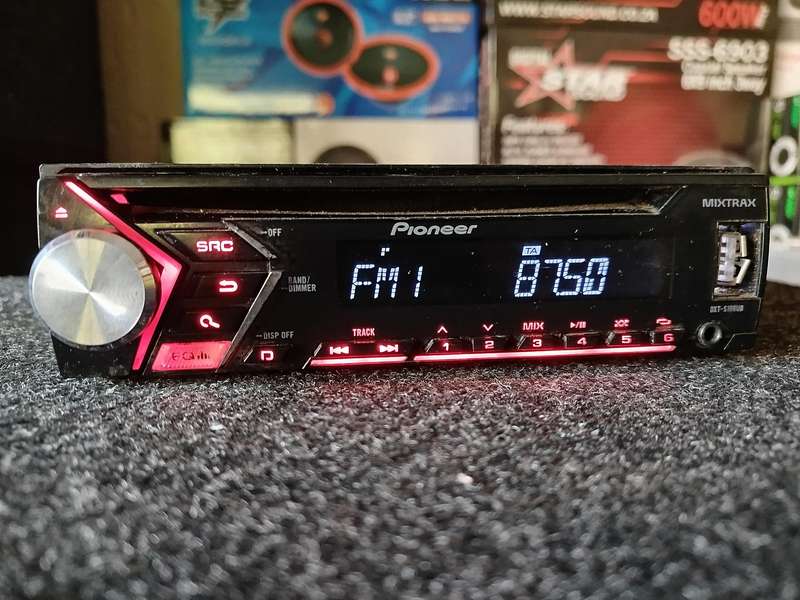 Pioneer Single Din Car Media Player with USB/AUX/CD (DXT-S106UB)