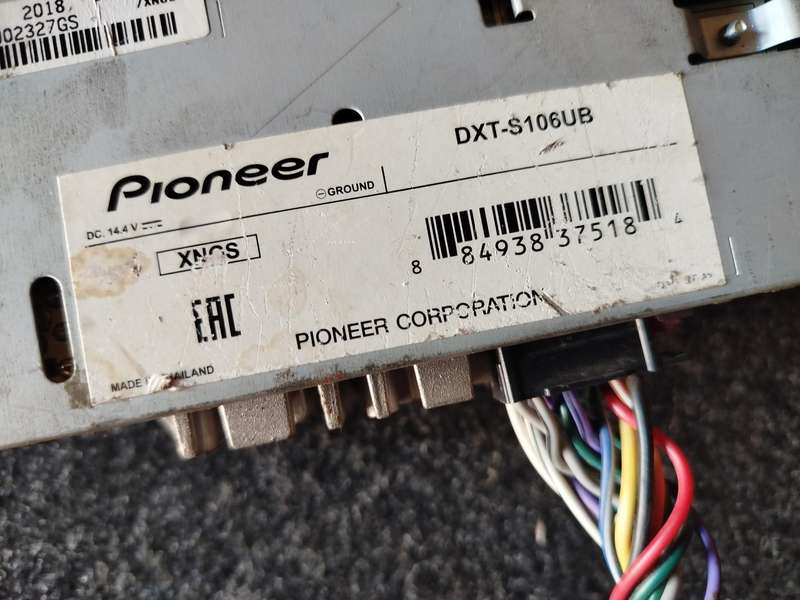 Pioneer Single Din Car Media Player with USB/AUX/CD (DXT-S106UB)