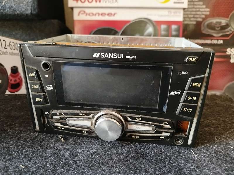 *One Bid for All 4* Sansui Double Din Head Units - Faulty - For Parts/Spares
