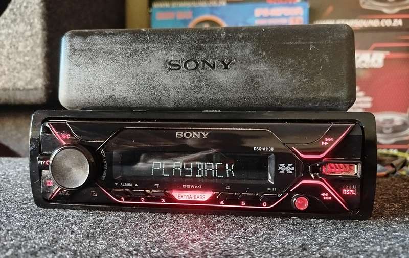 Sony Single Din Car Media Player with USB/AUX (DSX-A110U)