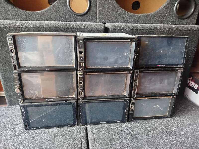 *One Bid for All 13* Various Double Din Head Units - Faulty - For Parts/Spares