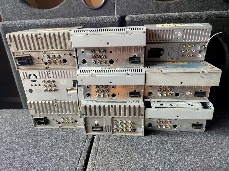 *One Bid for All 13* Various Double Din Head Units - Faulty - For Parts/Spares
