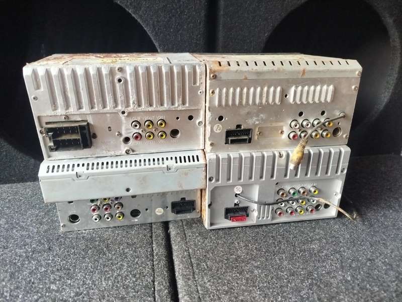 *One Bid for All 13* Various Double Din Head Units - Faulty - For Parts/Spares