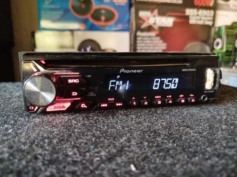 Pioneer Single Din Car Media Player with USB/AUX (DEH-X1950UB) - CD Not Working, Volume Knob Faulty