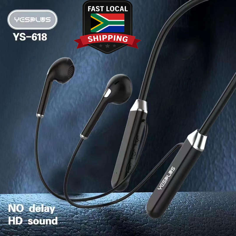Bluetooth Earphones YS-618 Sports Necklace | Noise Reduction | HD Sound |