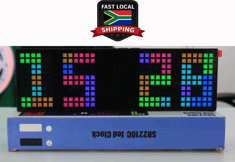 Dot Matrix LEGO Color-Changing LED Digital Clock