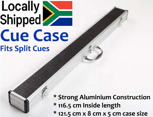 Pool Cue Case Aluminium (Fits Two Piece Cues)