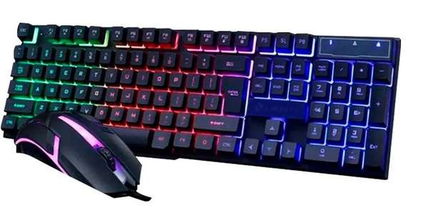 Gaming Keyboard And Mouse Combo [RGB Led Lighted]