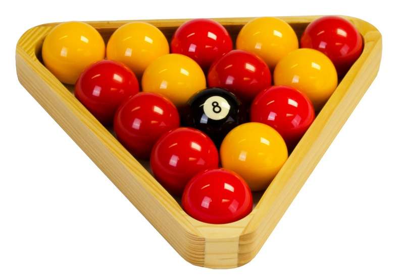 Pool Table Triangle Wooden