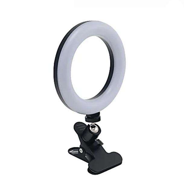 LED Ring Light 6 with Clip For Selfies Podcast