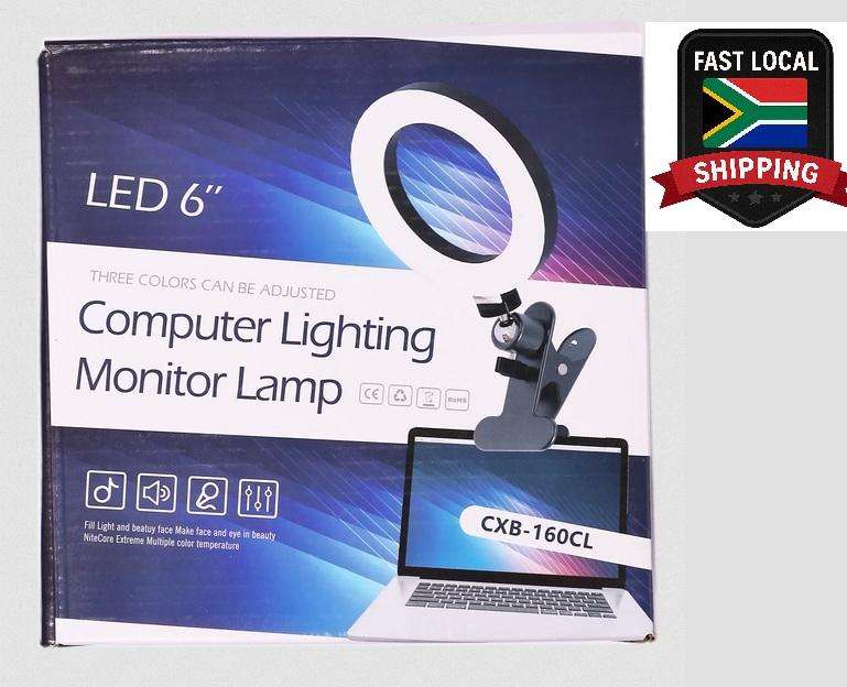 LED Ring Light 6 with Clip For Selfies Podcast