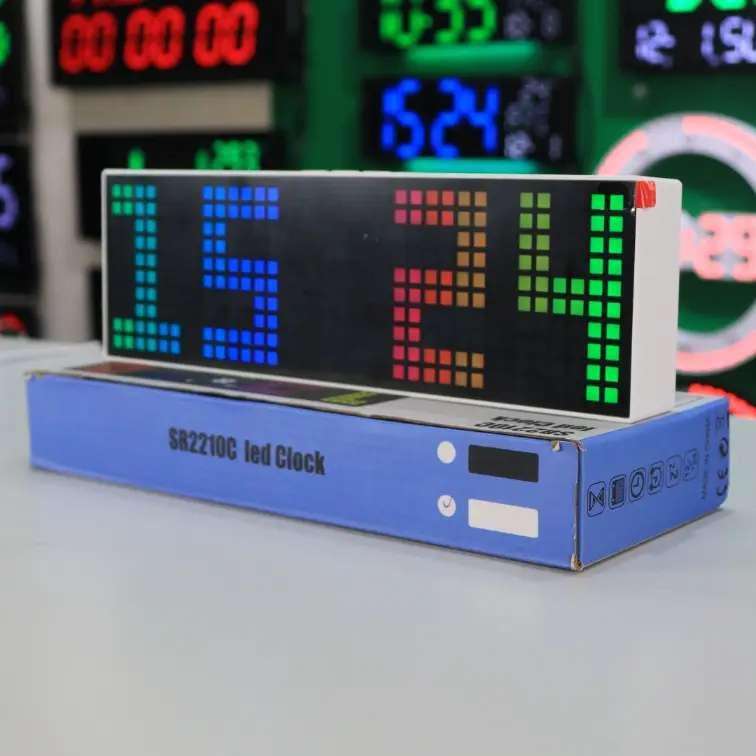 Dot Matrix LEGO Color-Changing LED Digital Clock