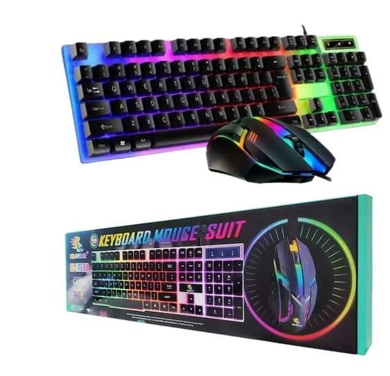 Gaming Keyboard And Mouse Combo [RGB Led Lighted]