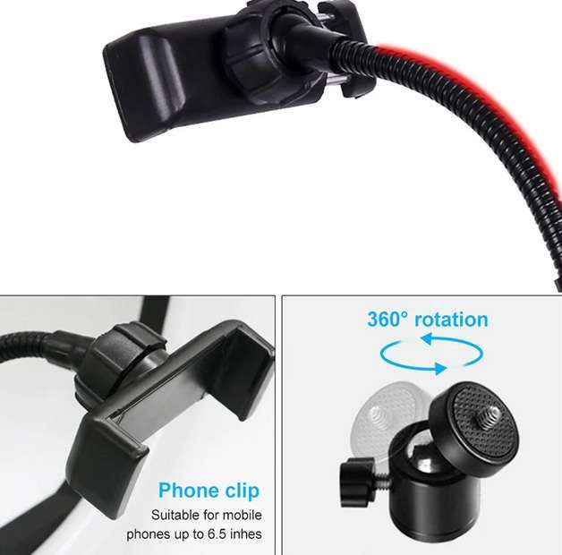 RGB LED Ring Light 10 Inch Light With Stand