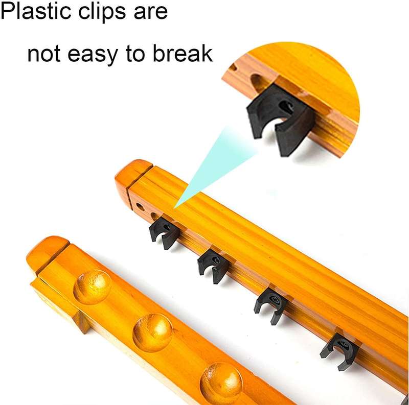 Pool Cue Rack Wooden Fits 6 Cues (Wall Mounted)