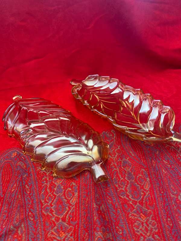 Carnival Glass Plates