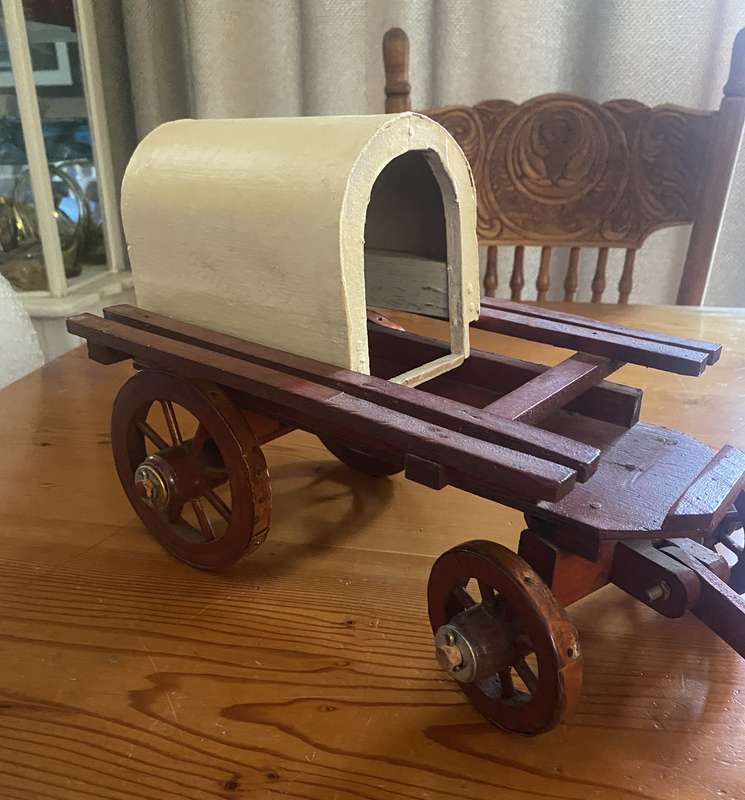Vintage Ox Wagon Ornament