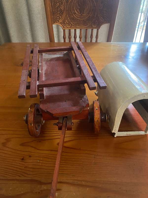 Vintage Ox Wagon Ornament
