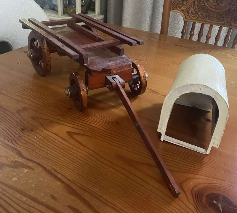 Vintage Ox Wagon Ornament