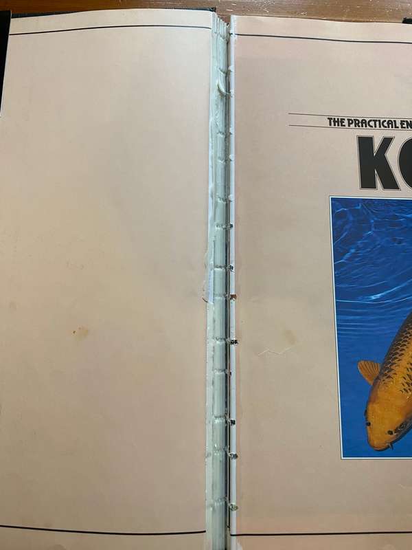 Book on KOI fish