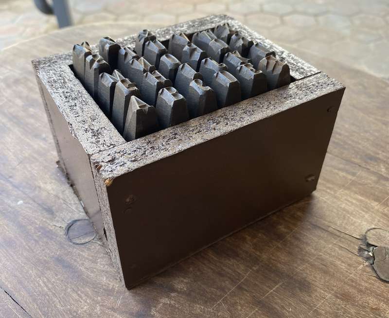 METAL ALPHABET STAMPS