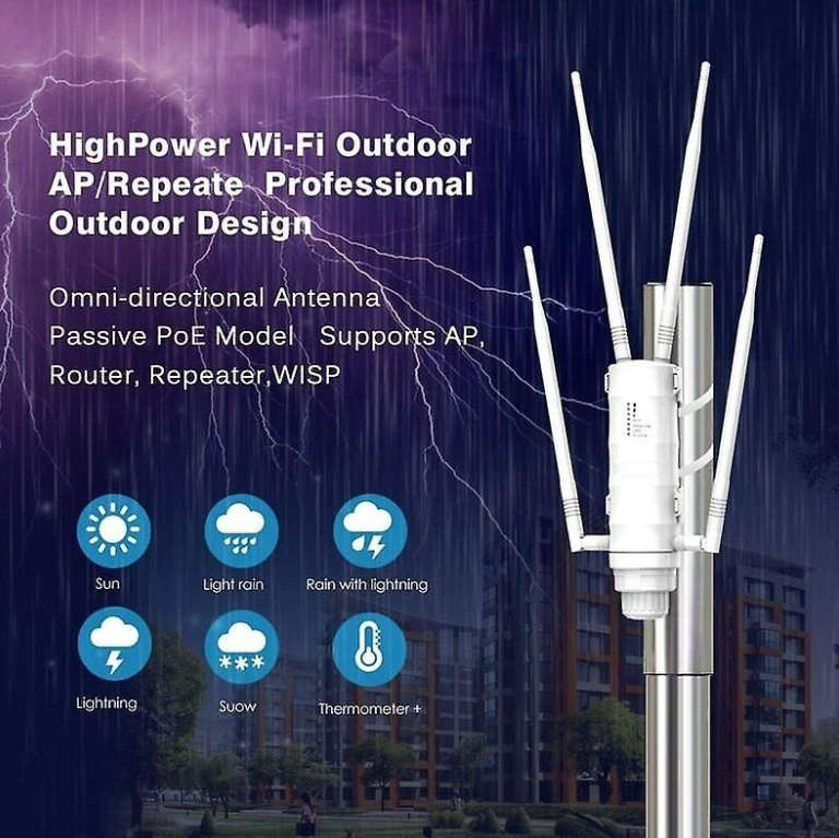 AC1200 Power Dual Band Outdoor Wi-Fi Range Extender